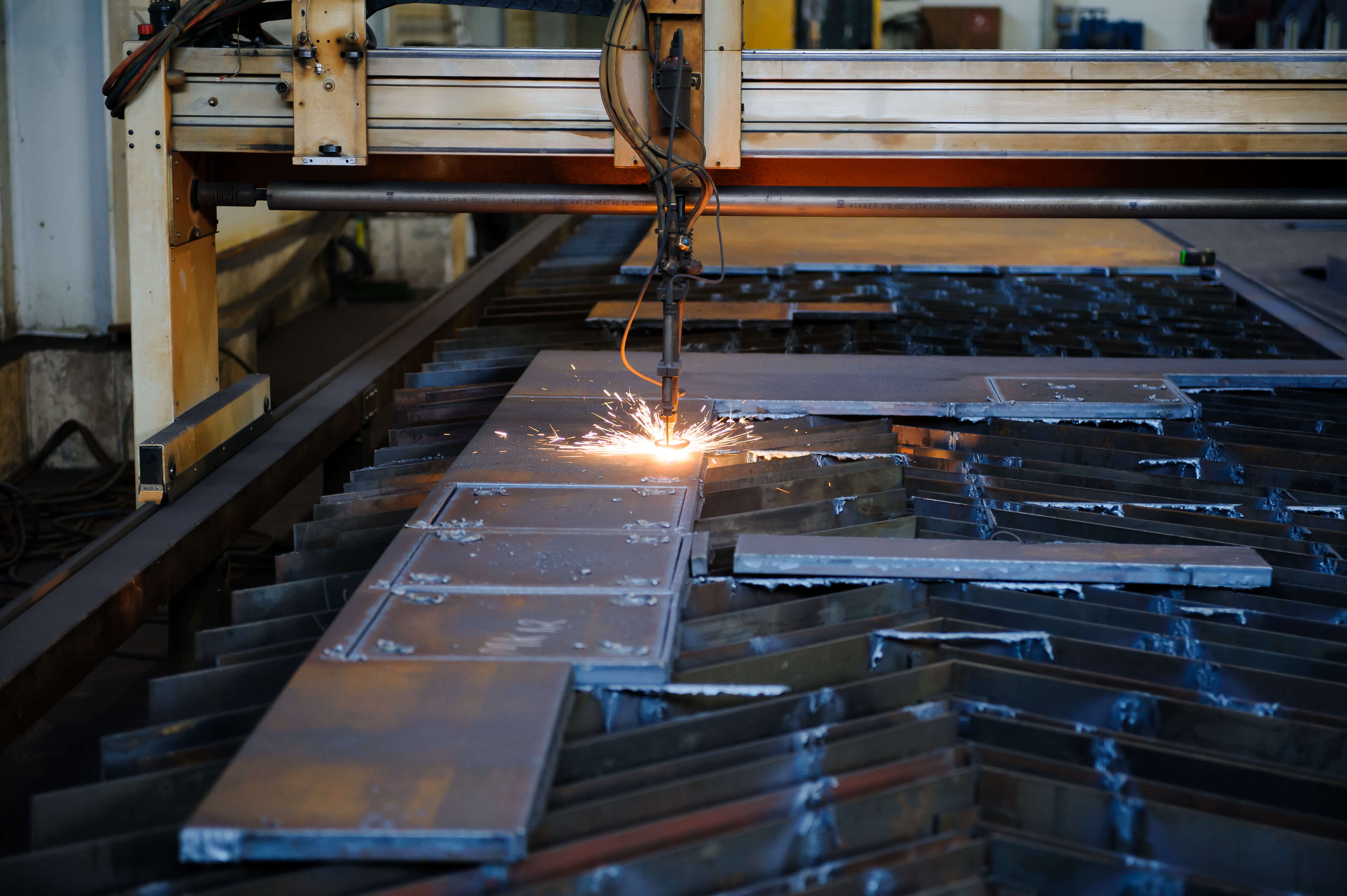 CNC oxyfuel cutting specifications
